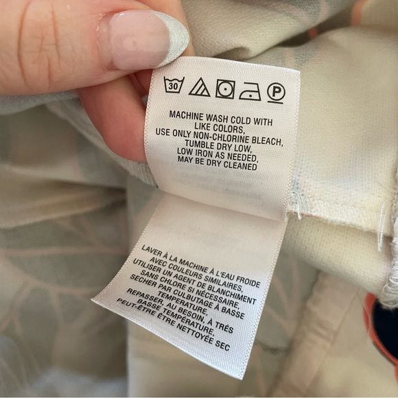 Anthropologie Maeve Nautical Rope Print Keyhole Bow-Back Shift Mini Dress Size 2 - Picture 8 of 11